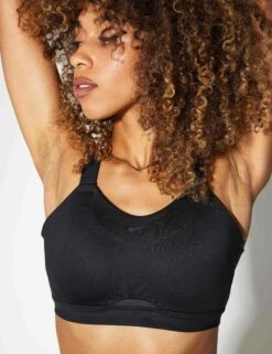 Nike Dri-FIT Alpha Bra - Black/Dark Smoke Grey