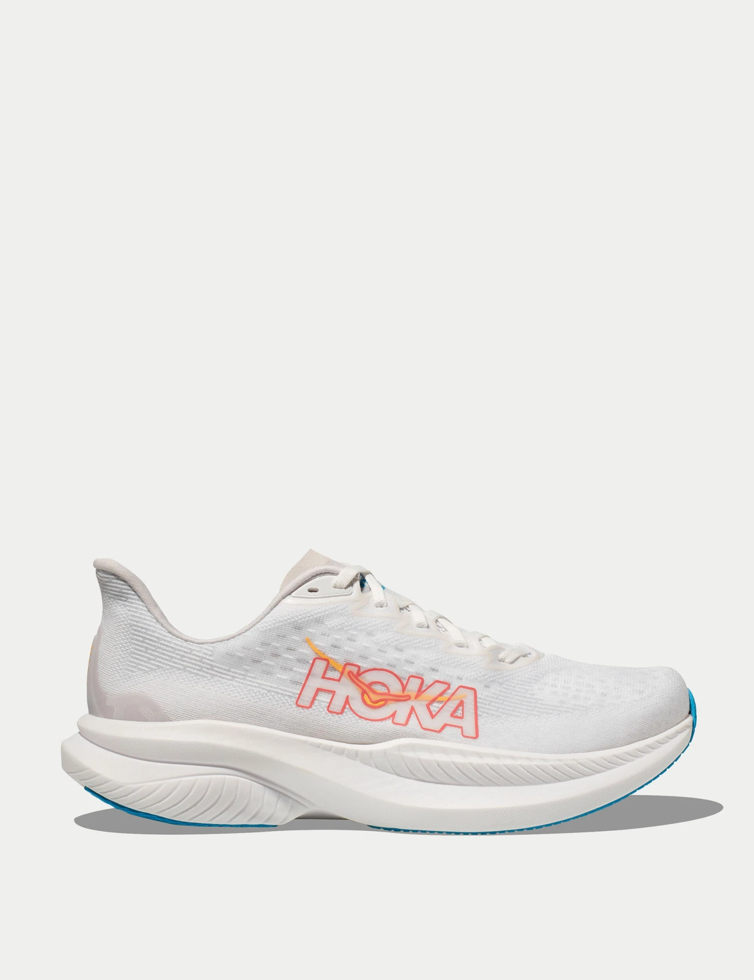 Hoka Mach 6 - White/Nimbus Cloud 3 Hoka Mach 6 - White/Nimbus Cloud