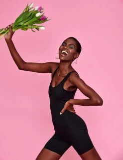 Bike Unitard - Black 11 Bike Unitard - Black -The Sports Edit 180321 TSE Girlfriend Editorial 0235