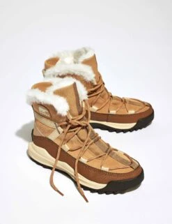 Sorel ONA RMX Glacy Winter Boot - Canoe/Sea Salt -The Sports Edit 311023 TSE EDITORIAL 0762