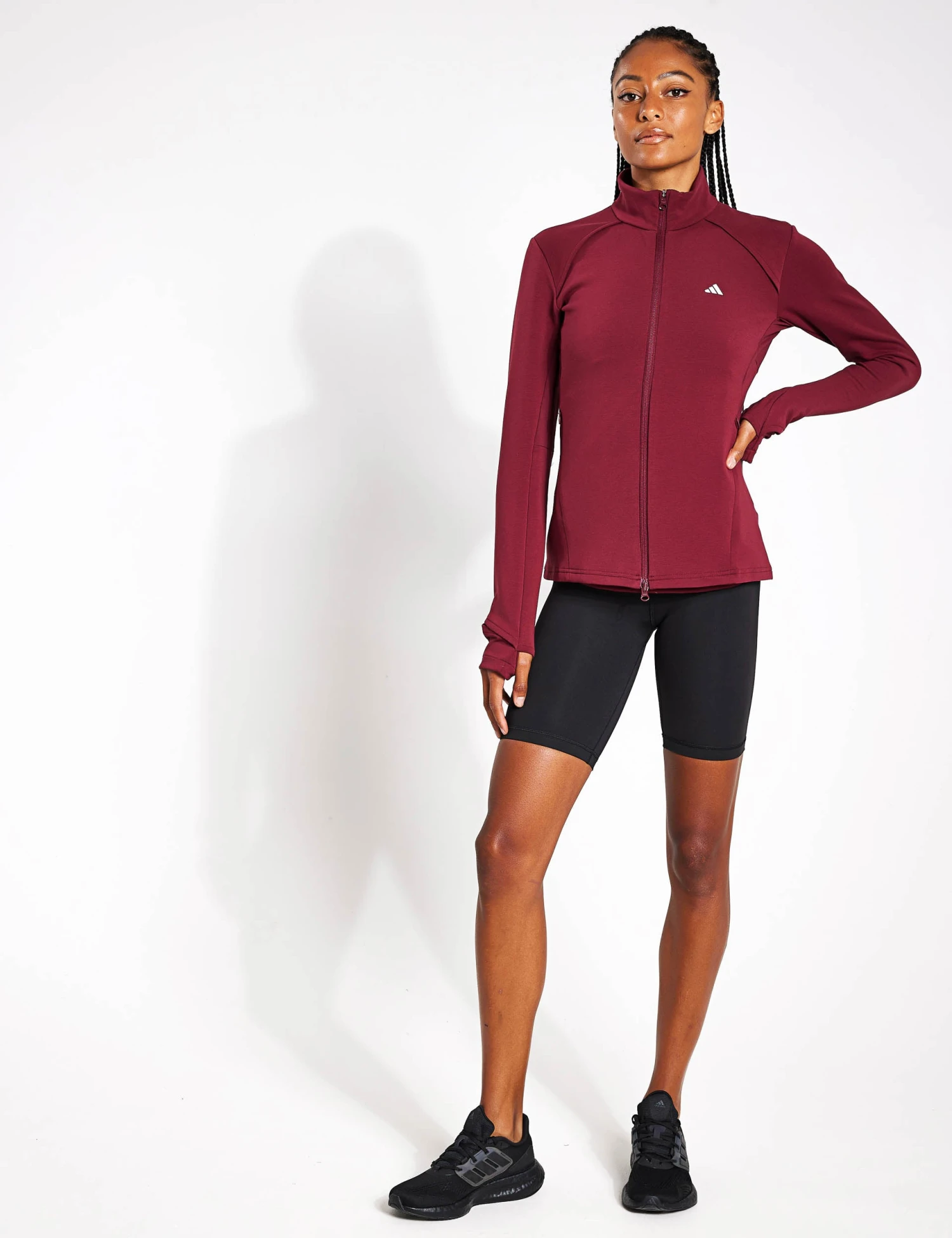 ADIDAS Training Cover-Up - Shadow Red 6 ADIDAS Training Cover-Up - Shadow Red - Image 4