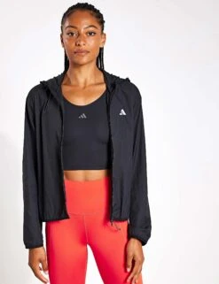 ADIDAS Run It Windbreaker - Black -The Sports Edit 8010S Adidas RUN IT JACKET HM4288 black 0002