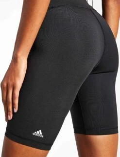 ADIDAS Optime Training Bike Short Leggings - Black -The Sports Edit 8028S Adidas Optime Training Bike Short H64227 BLACK 0015