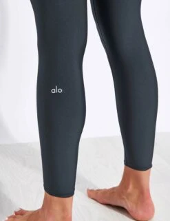 7/8 High Waisted Airlift Legging - Anthracite 9 7/8 High Waisted Airlift Legging - Anthracite -The Sports Edit ALO 0013