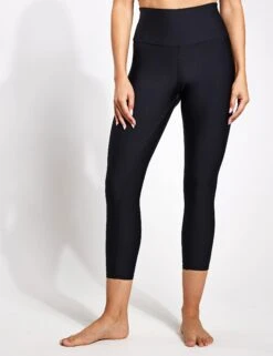 High Waisted Airlift Capri - Black -The Sports Edit ALO High Waisted Airlift Capri OPL922 Black 0005