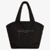 Varley Amos Reversible Quilt Tote-black -The Sports Edit AMOS Reversible Tote Bag Varley 1