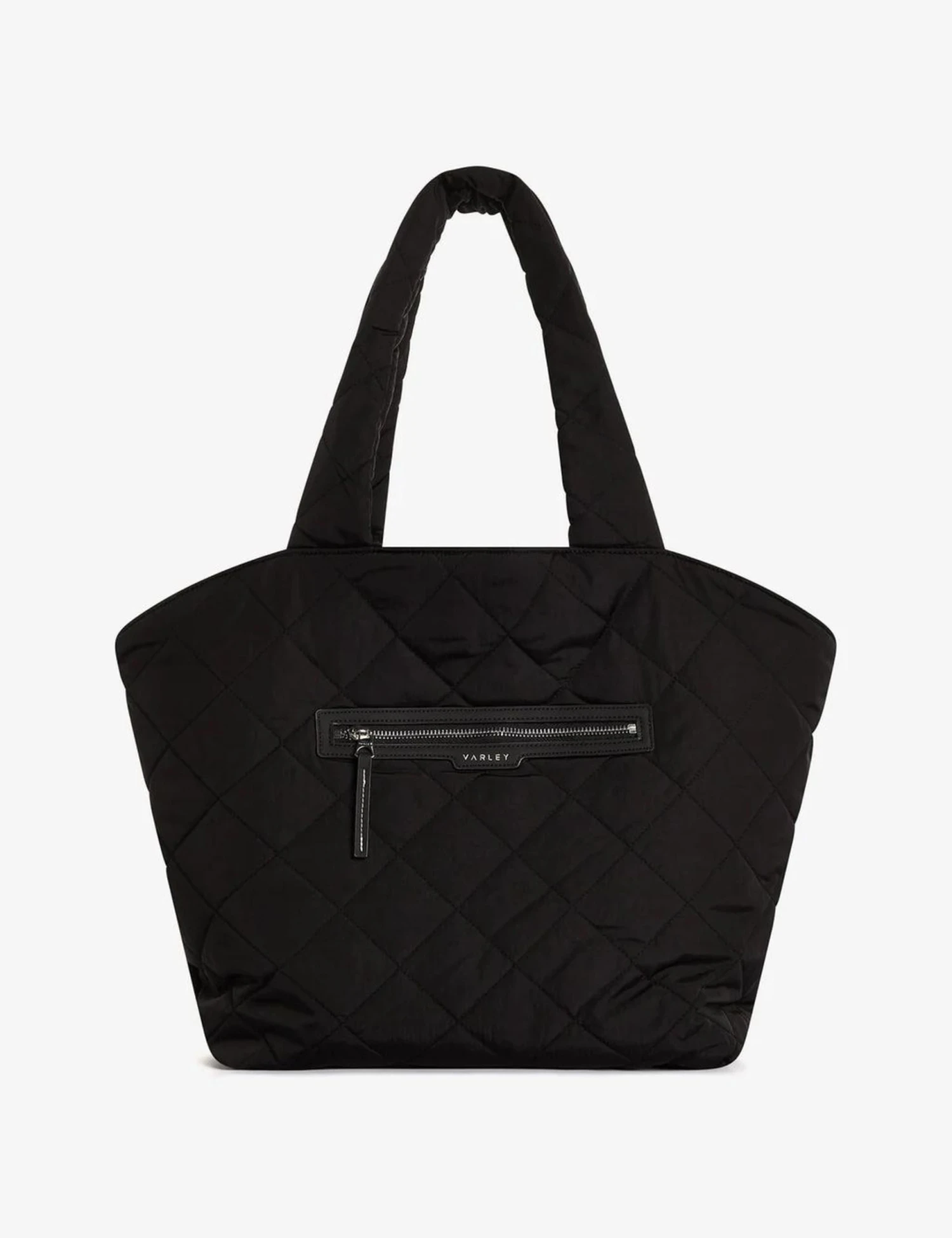 Varley Amos Reversible Quilt Tote-black 3 Varley Amos Reversible Quilt Tote-black