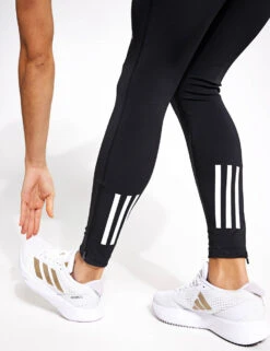 ADIDAS DailyRun Full Length Leggings - Black/White -The Sports Edit Adidas DailyRun 1 1 T BLACK WHITE IU1644 Black 0019