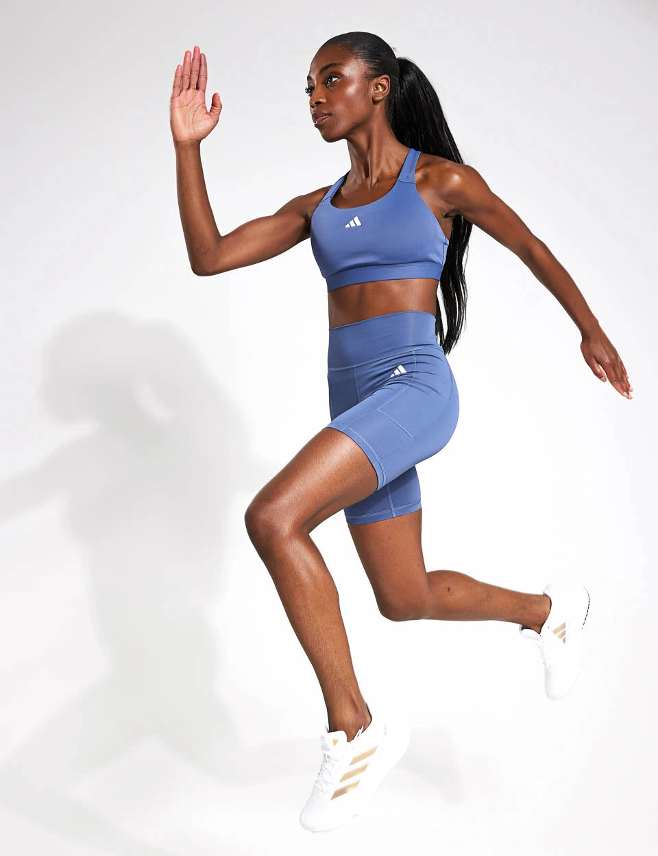 ADIDAS Optime 7-Inch Leggings - Preloved Ink 6 ADIDAS Optime 7-Inch Leggings - Preloved Ink - Image 4