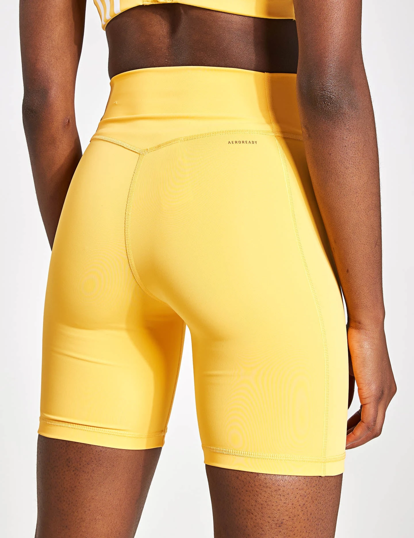 ADIDAS Optime 7-Inch Leggings - Semi Spark 4 ADIDAS Optime 7-Inch Leggings - Semi Spark - Image 2