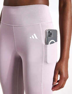 ADIDAS Optime Full-Length Leggings - Preloved Fig -The Sports Edit Adidas OPTIME ST HR 1 1 L PRLOFI IT9107 PINK 0012 1