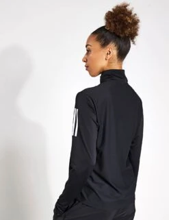 ADIDAS Own The Run Half-Zip Jacket - Black 12 ADIDAS Own The Run Half-Zip Jacket - Black -The Sports Edit Adidas OWN THE RUN B HALF ZIP IK7440 BLACK 0017