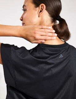 ADIDAS Studio T-Shirt - Black/Grey Six 8 ADIDAS Studio T-Shirt - Black/Grey Six -The Sports Edit Adidas STUDIO T SHIRT BLACK GRESIX IP1860BLACK GRESIX BLACK 0022