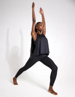 ADIDAS Studio Tank Top - Black/Grey Six 9 ADIDAS Studio Tank Top - Black/Grey Six -The Sports Edit Adidas STUDIO TANK BLACK GRESIX IN6770 Black 0009