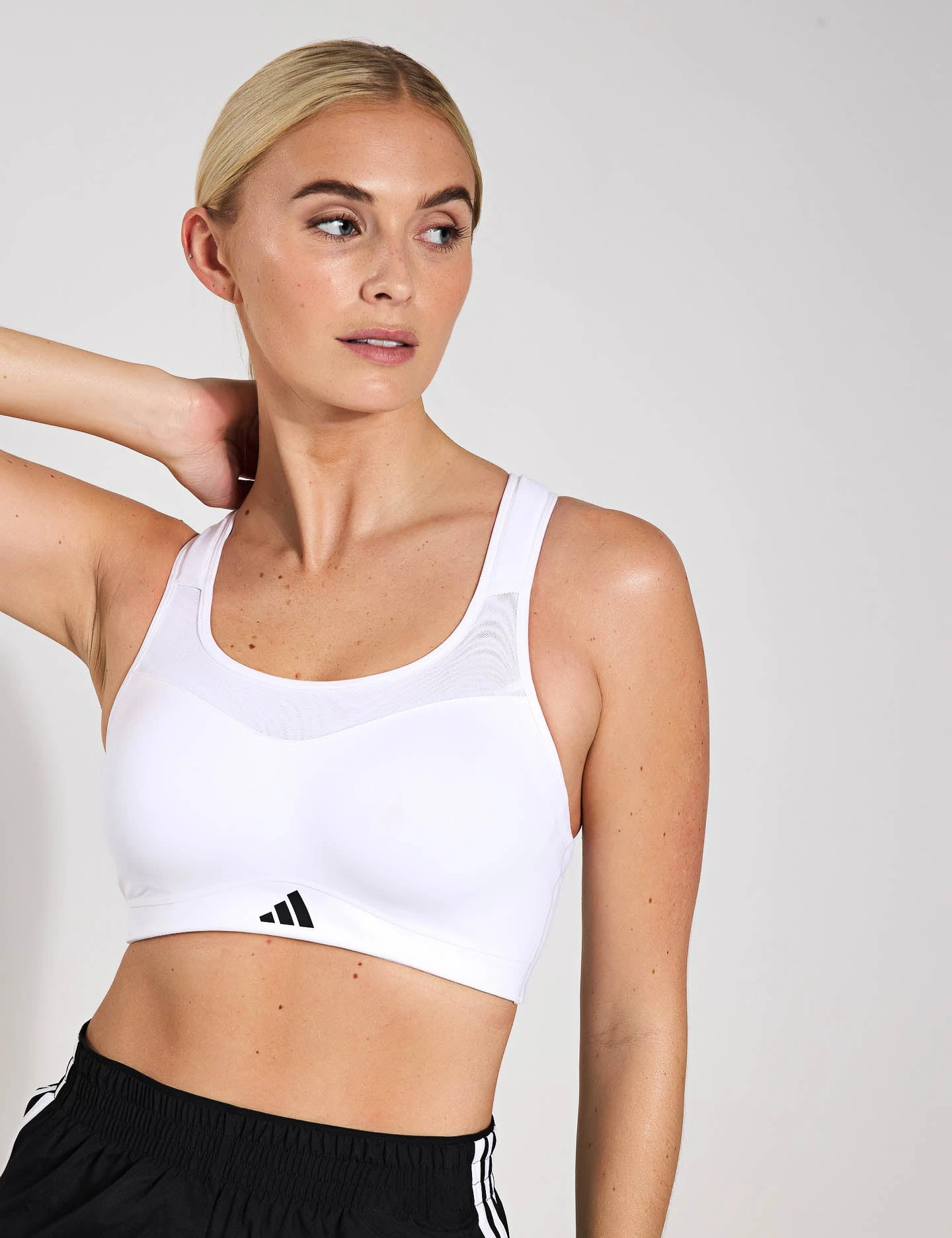 ADIDAS TLRD Impact Training High Support Bra - White 3 ADIDAS TLRD Impact Training High Support Bra - White