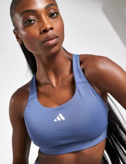 ADIDAS TLRDREACT Training High-Support Bra - Preloved Ink 8 ADIDAS TLRDREACT Training High-Support Bra - Preloved Ink -The Sports Edit Adidas TLRDRCT HIGH SUPPORT BRA IT6687 BLUE 0019