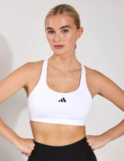 ADIDAS TLRDREACT Training High-Support Bra - White