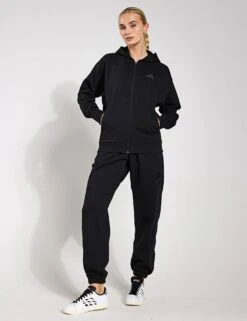 ADIDAS ALL SZN Fleece Full-Zip Hoodie - Black 12 ADIDAS ALL SZN Fleece Full-Zip Hoodie - Black -The Sports Edit Adidas W ALL SZN FZ HD BLACK IX3809 0016