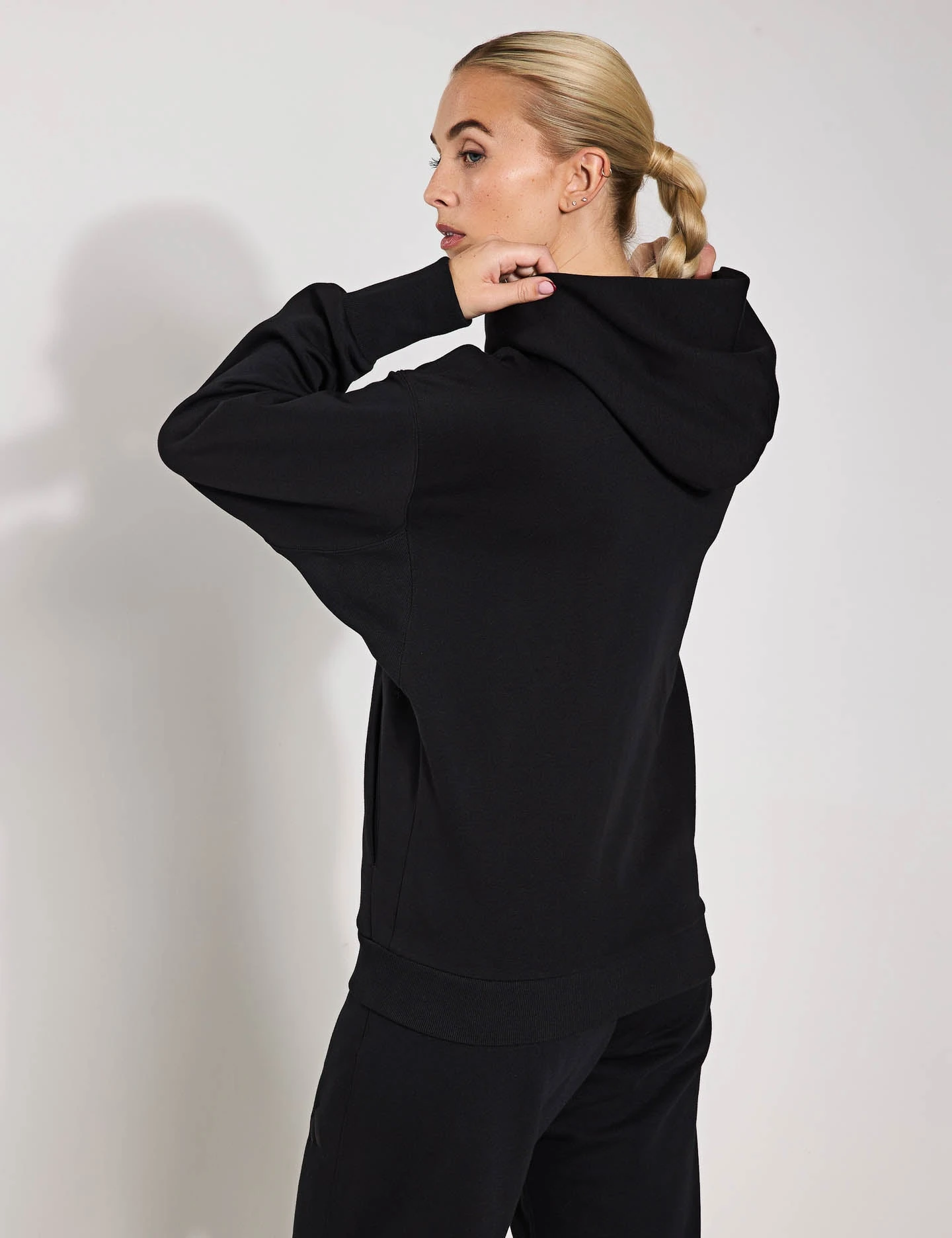 ADIDAS ALL SZN Fleece Full-Zip Hoodie - Black 4 ADIDAS ALL SZN Fleece Full-Zip Hoodie - Black - Image 2