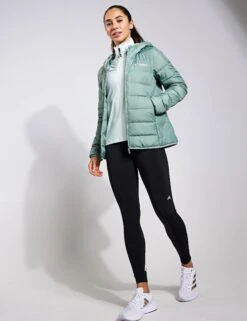 ADIDAS Terrex Multi Light Down Hooded Jacket - Silver Green 8 ADIDAS Terrex Multi Light Down Hooded Jacket - Silver Green -The Sports Edit Adidas W MULTI DOWN J SILGRN IP3543 GREEN 0009