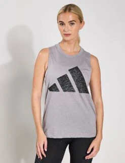 ADIDAS Essentials Winners Tank Top - Solid Grey/Black