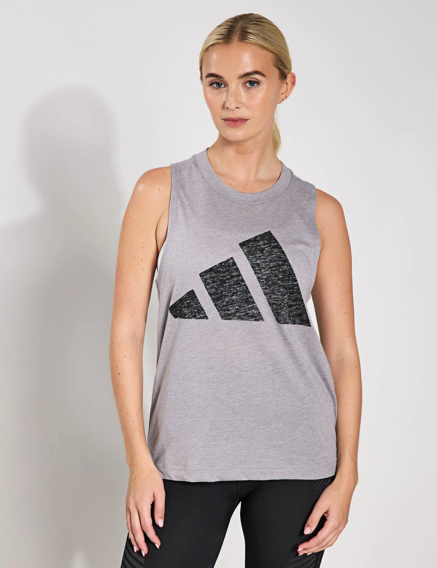 ADIDAS Essentials Winners Tank Top - Solid Grey/Black 3 ADIDAS Essentials Winners Tank Top - Solid Grey/Black
