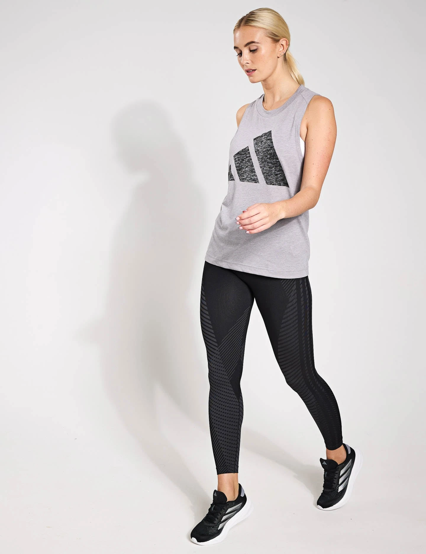 ADIDAS Essentials Winners Tank Top - Solid Grey/Black 7 ADIDAS Essentials Winners Tank Top - Solid Grey/Black - Image 5
