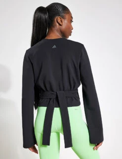 ADIDAS Yoga Cover-Up - Black -The Sports Edit Adidas YOGA COVER UP BLACK IP1255 Black 0016