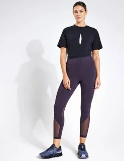 ADIDAS Yoga Studio T-Shirt - Black -The Sports Edit Adidas Yoga Studio Black 0002