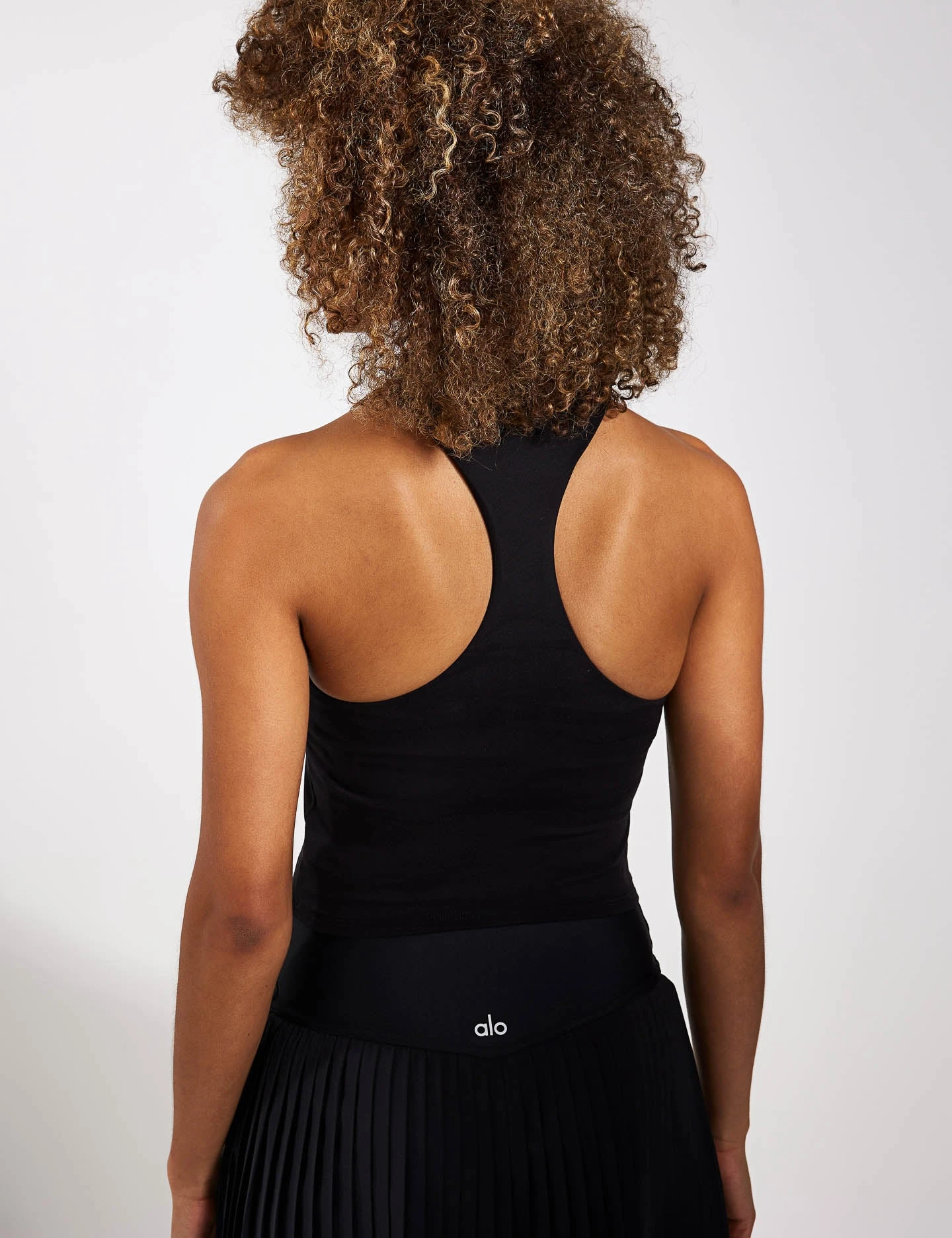 Alosoft Top That Bra Tank - Black 4 Alosoft Top That Bra Tank - Black - Image 2