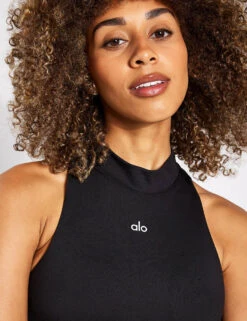 Alosoft Top That Bra Tank - Black 12 Alosoft Top That Bra Tank - Black -The Sports Edit Alo Yoga ALOSOFT TOP THAT BRA TANK W2716R BLACK 0023