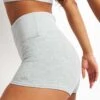 Alosoft Aura Short - Zinc Heather -The Sports Edit Alo Yoga Alo Soft Aura Short W6137R Zinc Heather 0027