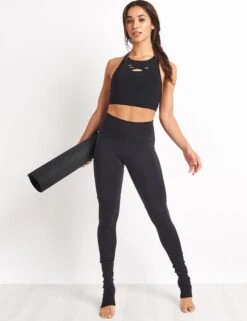High Waisted Goddess Legging - Black/Black 15 High Waisted Goddess Legging - Black/Black -The Sports Edit Alo Yoga HW Goddess Legging Black Black 0005