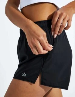 Stride Running Short - Black -The Sports Edit Alo Yoga STRIDE SHORT W6230R BLACK 0017
