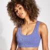 Wellness Bra - Infinity Blue -The Sports Edit Alo Yoga WELLNESS BRA W9634R INFINITY BLUE 0006