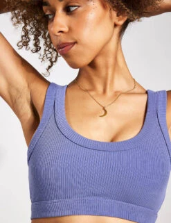 Wellness Bra - Infinity Blue -The Sports Edit Alo Yoga WELLNESS BRA W9634R INFINITY BLUE 0037
