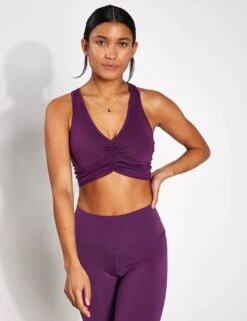 Wild Thing Bra - Dark Plum 15 Wild Thing Bra - Dark Plum -The Sports Edit Alo Yoga WILD THING BRA W9609R DARK PLUM 0011