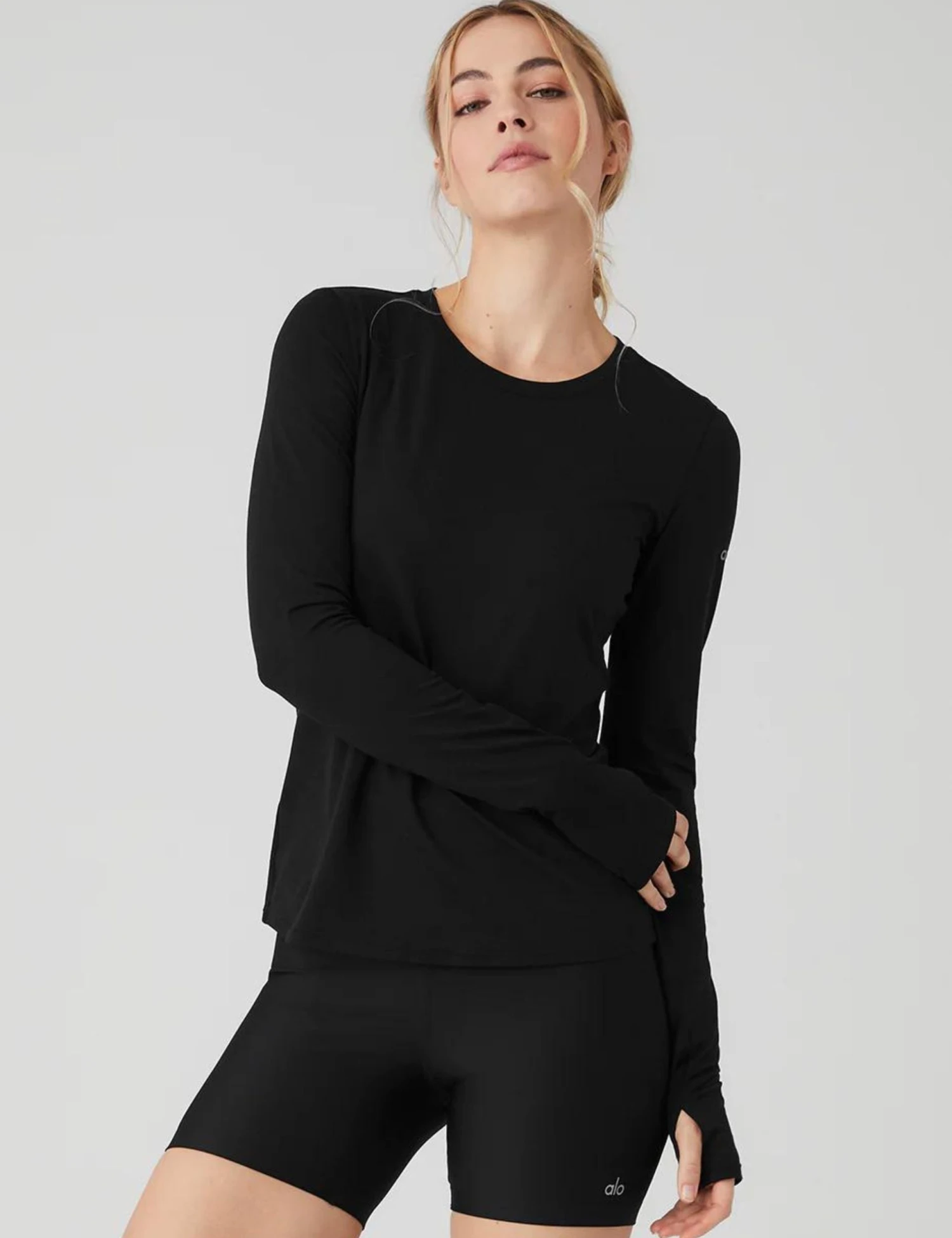 Alosoft Finesse Long Sleeve - Black 3 Alosoft Finesse Long Sleeve - Black