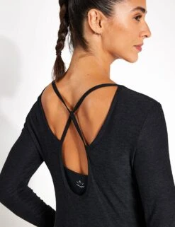 Beyond Yoga Featherweight In The Loop Pullover - Darkest Night -The Sports Edit BEYOND YOGA Featherweight In The Loop Pullover LWSD7884 Darkest Night 0008