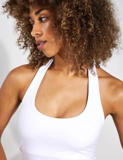 Beyond Yoga Spacedye Well Rounded Cropped Halter Tank - Cloud White 10 Beyond Yoga Spacedye Well Rounded Cropped Halter Tank - Cloud White -The Sports Edit BEYOND YOGA Spacedye Well Rounded Cropped Halter Tank SD4655 Cloud White 0023