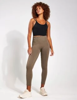 Born India Seamless Legging - Walnut -The Sports Edit BORN India Seamless Legging O22SM19 L W Walnut 0004