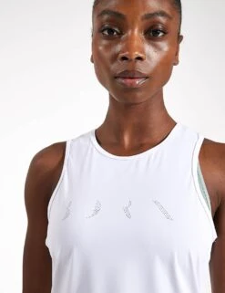 Born Keira Tank - White -The Sports Edit BORN Keira Tank Top OI23CS55 C WH White 0022