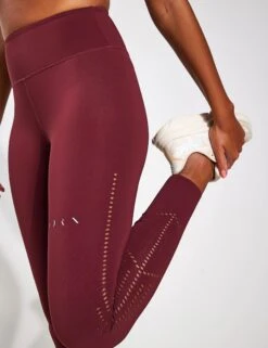 Born Saril Legging - Bordeaux 8 Born Saril Legging - Bordeaux -The Sports Edit BORN Saril Perf Legging O22CS41 L B Bordeaux 0004