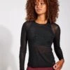 Born Tula Mesh Longsleeve - Black -The Sports Edit BORN Tula Mesh Longsleeve O22CS62 C Black 0005