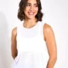 Beyond Yoga Show Off Mesh Tank - White