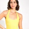 Beyond Yoga Spacedye Well Rounded Cropped Halter Tank - Sunflower Heather 2 Beyond Yoga Spacedye Well Rounded Cropped Halter Tank - Sunflower Heather -The Sports Edit Beyond Tank Spacedye Well Rounded Cropped Halter Tank Sunflower Heather 0001