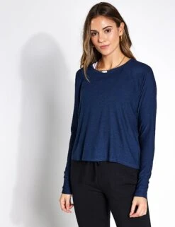 Beyond Yoga Featherweight Daydreamer Pullover - Nocturnal Navy