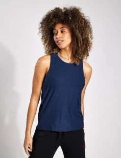 Beyond Yoga Featherweight Rebalance Tank - Nocturnal Navy