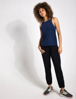 Beyond Yoga Featherweight Rebalance Tank - Nocturnal Navy -The Sports Edit Beyond Yoga CF Featherweight ReBalance Tank LWSD4612 Nocturnal Navy 0011