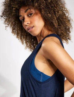 Beyond Yoga Featherweight Rebalance Tank - Nocturnal Navy -The Sports Edit Beyond Yoga CF Featherweight ReBalance Tank LWSD4612 Nocturnal Navy 0024